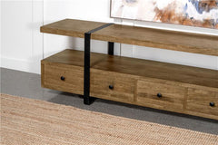 Otto 5-drawer Mango Wood 70" TV Stand Media Console Brown - 703243