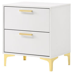 Kendall 2-drawer Nightstand White - 224402