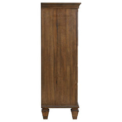 Franco 5-drawer Bedroom Chest Burnished Oak - 200975