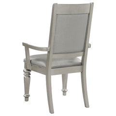 Bling Game Open Back Arm Chairs Metallic (Set of 2) - 106473