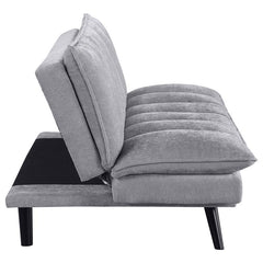 Laredo Upholstered Tufted Convertible Sofa Bed Grey - 360018