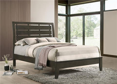 Serenity Wood Full Panel Bed Mod Grey - 215841F