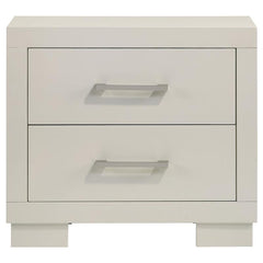 Jessica 4-piece California King Bedroom Set Cream White - 202990KW-S4