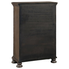 Emmett 5-piece Eastern King Bedroom Set Walnut - 224441KE-S5