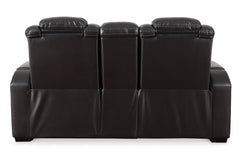Party Time Power Reclining Loveseat with Console - 3700318