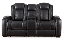 Party Time Power Reclining Loveseat with Console - 3700318