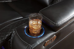 Party Time Power Reclining Loveseat with Console - 3700318