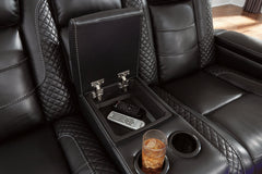 Party Time Power Reclining Loveseat with Console - 3700318