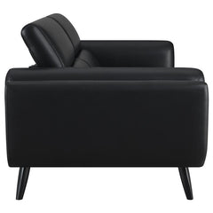 Shania Upholstered Low Back Sofa Black - 509921