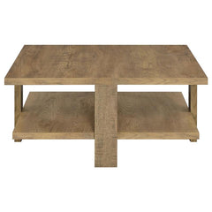 Dawn Square Engineered Wood Coffee Table Mango Brown - 707718