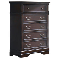 Cambridge 5-piece Eastern King Bedroom Set Cappuccino - 203191KE-S5
