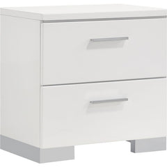 Felicity 5-piece Queen Bedroom Set White High Gloss - 203501Q-S5