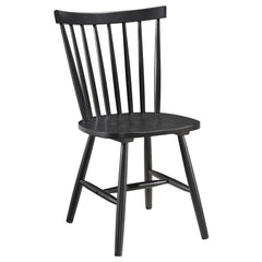 Hollyoak Windsor Spindle Back Dining Side Chairs Black (Set of 2) - 183042