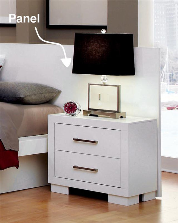Jessica Wood Bed Panels Cream White - 202992P