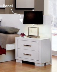 Jessica Wood Bed Panels Cream White - 202992P
