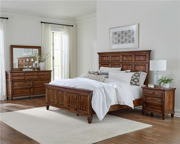 Avenue 4-piece California King Bedroom Set Weathered Brown - 223031KW-S4