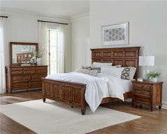 Avenue 4-piece Queen Bedroom Set Weathered Burnished Brown - 223031Q-S4