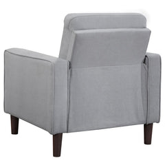 Bowen 3-piece Upholstered Track Arm Tufted Sofa Set Grey - 506781-S3