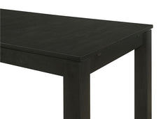 Jakob 7-piece Rectangular Dining Set Grey and Black - 115131-S7