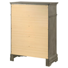 Manchester 5-drawer Bedroom Chest Wheat Brown - 222895