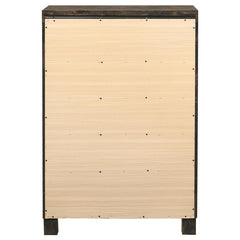 Woodmont 5-drawer Bedroom Chest Rustic Golden Brown - 222635