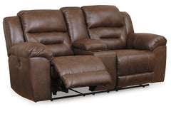 Stoneland Power Reclining Loveseat with Console - 3990496