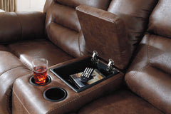 Stoneland Reclining Loveseat with Console - 3990494