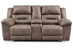 Stoneland Power Reclining Loveseat with Console - 3990596