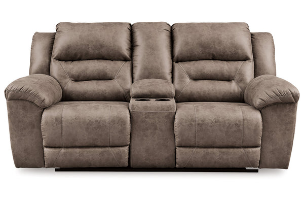 Stoneland Reclining Loveseat with Console - 3990594