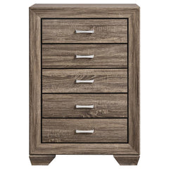 Kauffman 5-piece Queen Bedroom Set Washed Taupe - 204190Q-S5