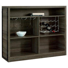 Joe 5-shelf Bar Unit Aged Oak - 182071