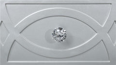 Gunnison 2-drawer Nightstand Silver Metallic - 223212
