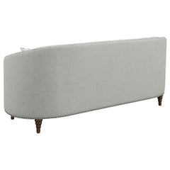 Avonlea Upholstered Sloped Arm Sofa Grey Fabric - 505641