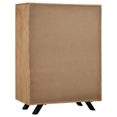 Taylor 5-piece Eastern King Bedroom Set Light Honey Brown - 223421KE-S5