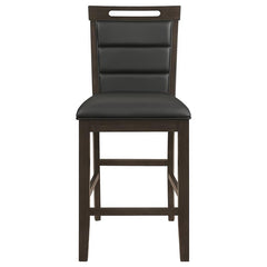 Prentiss 5-piece Rectangular Counter Height Dining Set with Butterfly Leaf Cappuccino - 193108-S5