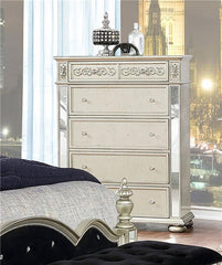 Heidi 5-drawer Bedroom Chest Metallic Platinum - 222735