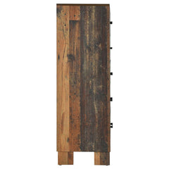 Sidney 5-drawer Bedroom Chest Rustic Pine - 223145
