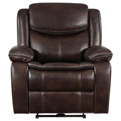 Sycamore Upholstered Power Recliner Chair Dark Brown - 610193P