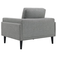 Rilynn 3-piece Upholstered Track Arm Sofa Set Grey - 509524-S3