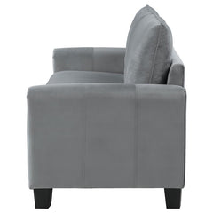 Davis Upholstered Rolled Arm Sofa Grey - 509634