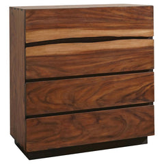 Winslow 4-drawer Bedroom Chest Smokey Walnut - 223255