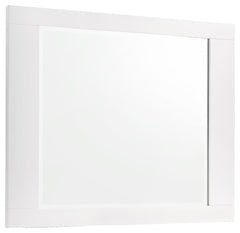 Felicity Rectangle Dresser Mirror Glossy White - 203504