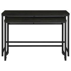Hawes 4-piece Multipurpose Counter Height Table Set Black - 182724
