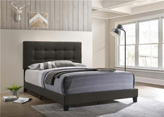 Mapes Upholstered Full Panel Bed Charcoal - 305746F