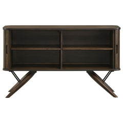 Wes 2-door Rectangular Server Dark Walnut - 115275