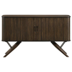 Wes 2-door Rectangular Server Dark Walnut - 115275