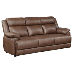 Ellington 3-piece Upholstered Padded Arm Sofa Set Dark Brown - 508281-S3