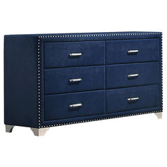 Melody 5-piece California King Bedroom Set Pacific Blue - 223371KW-S5