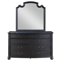 Celina 9-drawer Dresser with Mirror Black - 224763M
