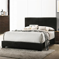 Conner Upholstered Full Panel Bed Black - 300260F